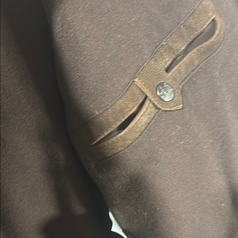 Men's Brown Leather Jacket - Picture 7 of 10